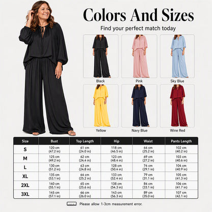 Women's Casual Loose Top & Trousers Set