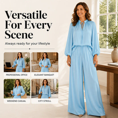 Women's Casual Loose Top & Trousers Set