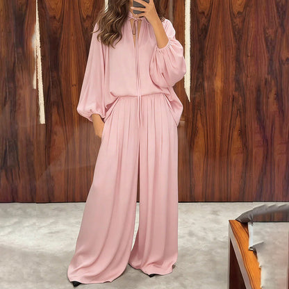 Women's Casual Loose Top & Trousers Set