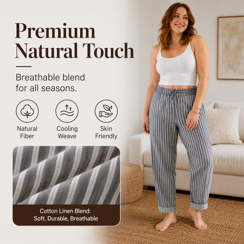 Women's Cotton Linen Loose Pants