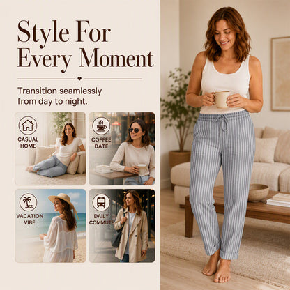 Women's Cotton Linen Loose Pants