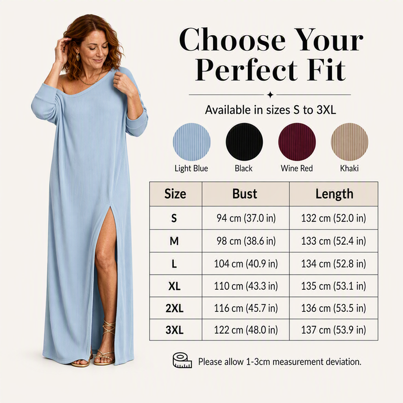 Women's Off Shoulder Side Slit Dress