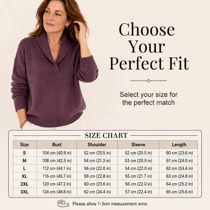 Women's Shawl Collar Pullover Sweater