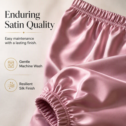 Women's Loose Satin Harem Pants