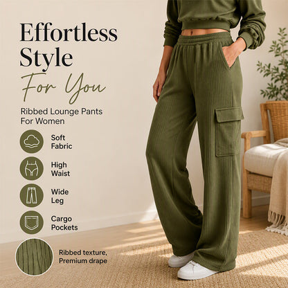 Women's High Waisted Drawstring Pants