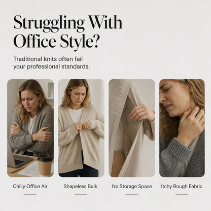 Women's Lapel Collar Knit Cardigan