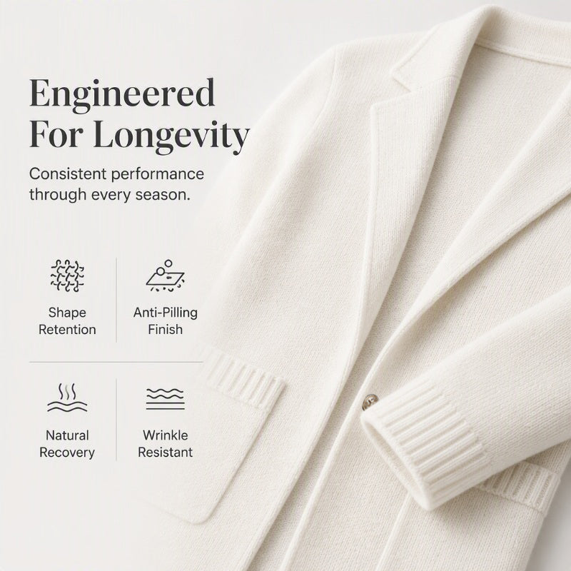 Women's Lapel Collar Knit Cardigan