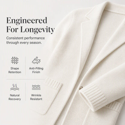 Women's Lapel Collar Knit Cardigan