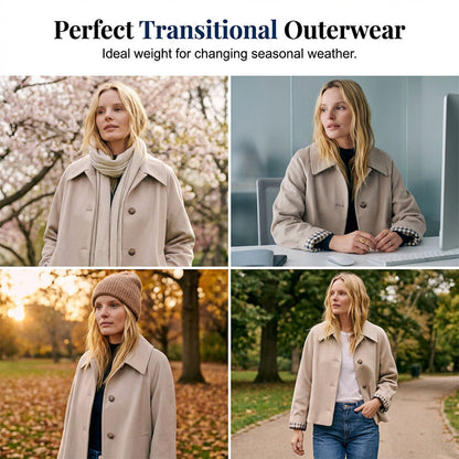 Women's Single-Breasted Cropped Jacket