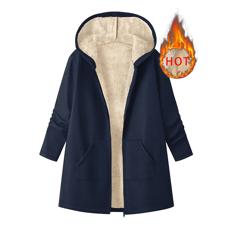 Women’s Cozy Hooded Casual Warm Jacket