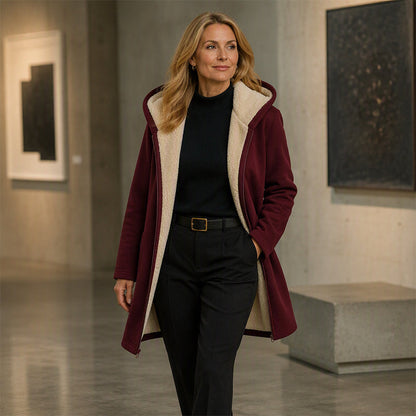 Women’s Cozy Hooded Casual Warm Jacket