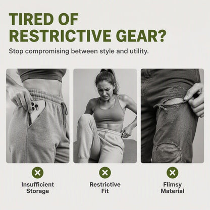Women's Cargo Pants Lightweight Outdoor Joggers