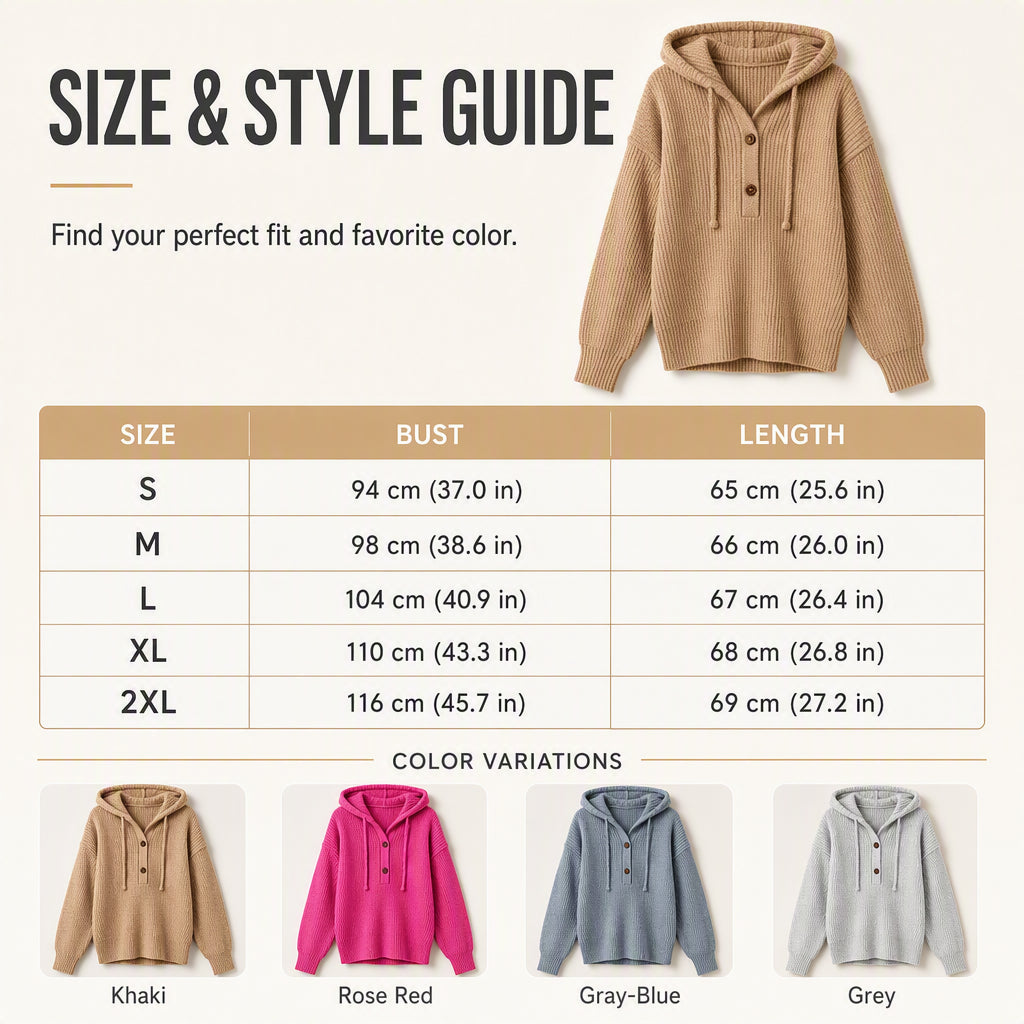 Women's Casual Ribbed Knit Pullover Hoodie