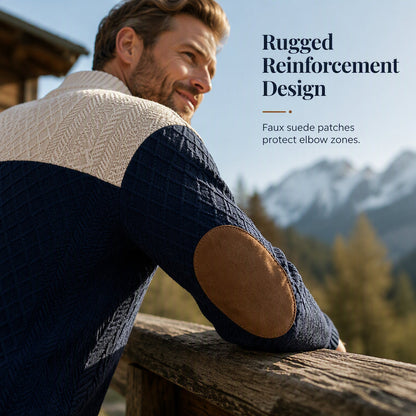 Men's Patchwork Sports Sweatshirt