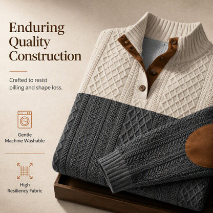 Men's Patchwork Sports Sweatshirt