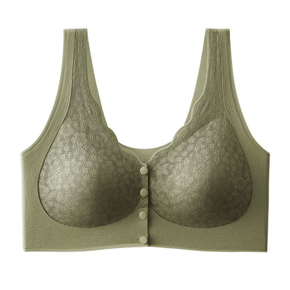 Front Closure Wire-Free Bra for Women