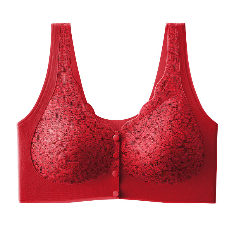 Front Closure Wire-Free Bra for Women