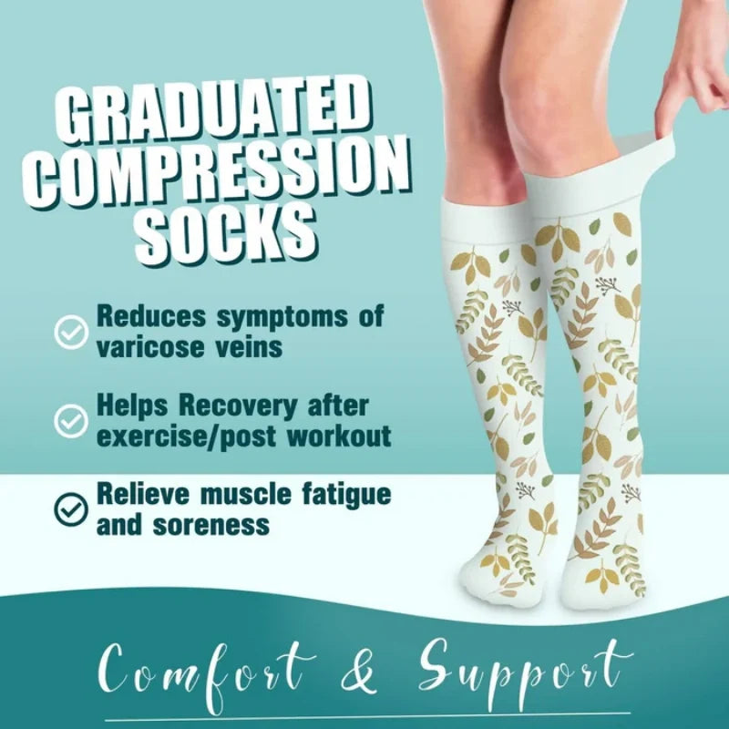 High-Elastic Breathable Calf Compression Socks