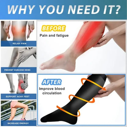 High-Elastic Breathable Calf Compression Socks