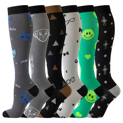 High-Elastic Breathable Calf Compression Socks