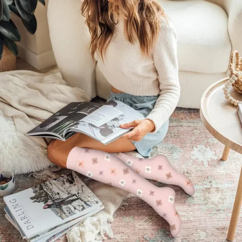 High-Elastic Breathable Calf Compression Socks