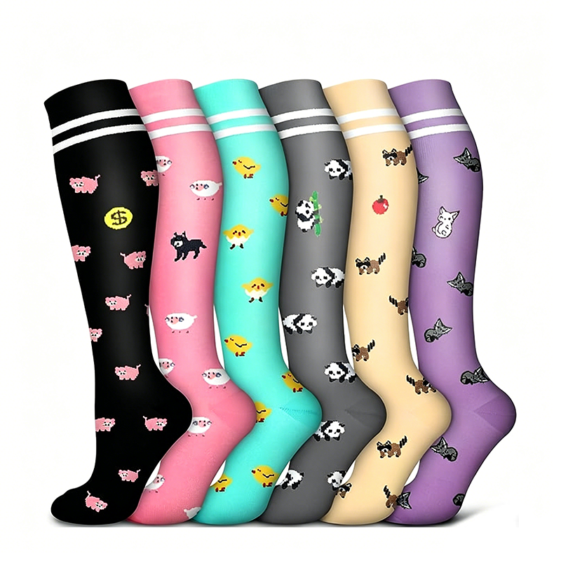 High-Elastic Breathable Calf Compression Socks