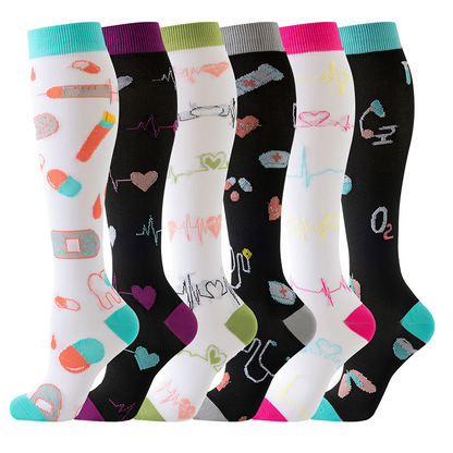 High-Elastic Breathable Calf Compression Socks