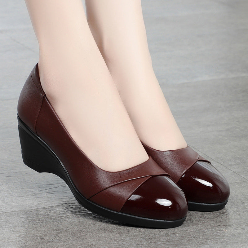 Women's Comfortable Wedge Heel Pumps