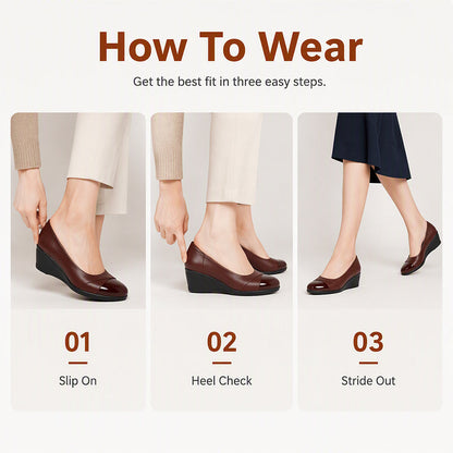 Women's Comfortable Wedge Heel Pumps