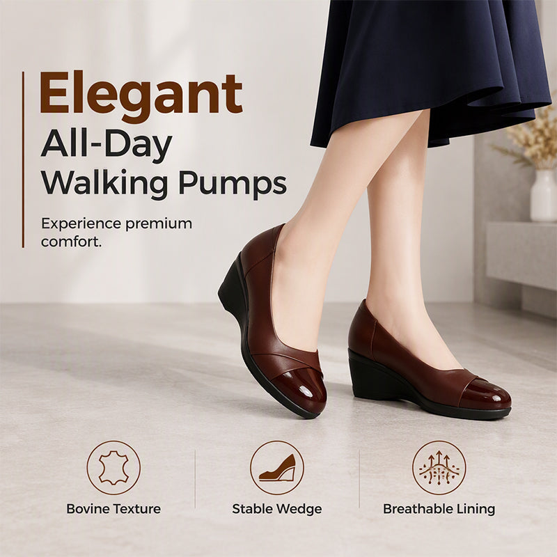 Women's Comfortable Wedge Heel Pumps