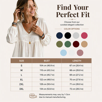 Women's Elegant V-Neck Velvet Top