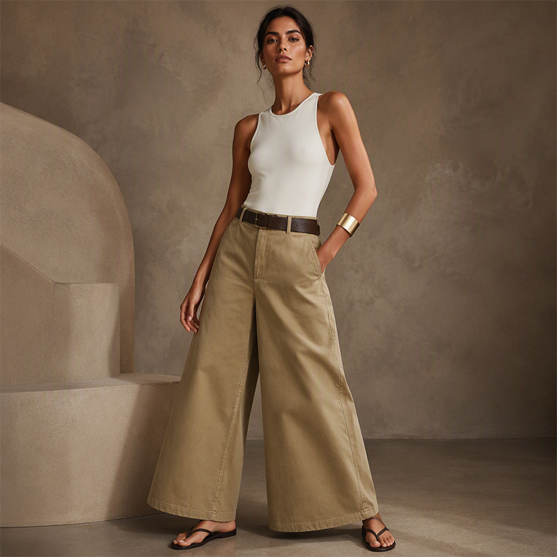 Women's Casual Wide Leg Pants
