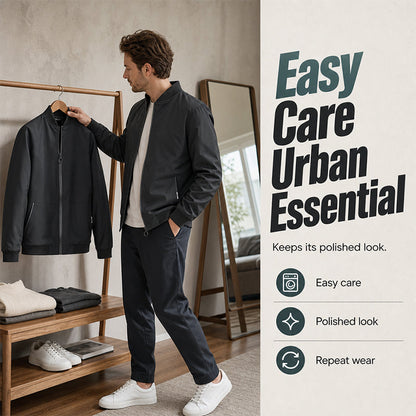 Men's Classic Casual Bomber Jacket