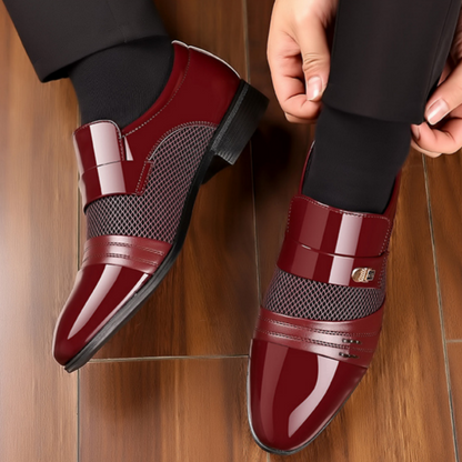 Men's Classic Non-Slip PU Leather Dress Shoes