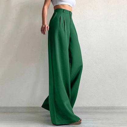 Women's High Waisted Wide Leg Suit Pants