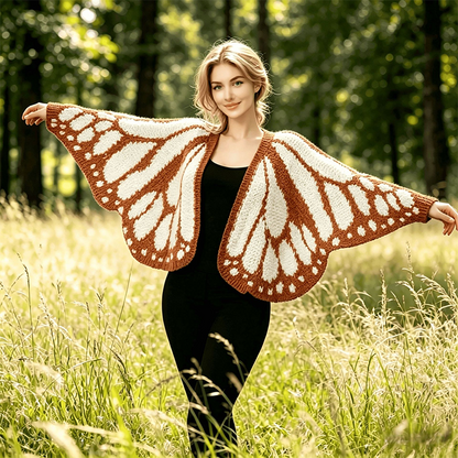 Women's Butterfly Wing Knit Cardigan