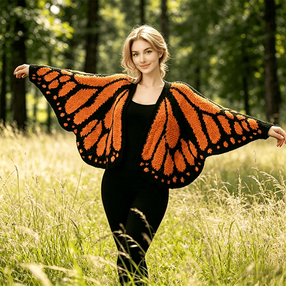 Women's Butterfly Wing Knit Cardigan