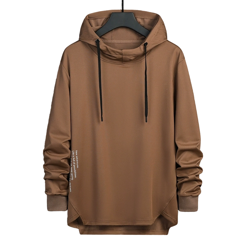 Men's Casual Loose Hooded Sweatshirt