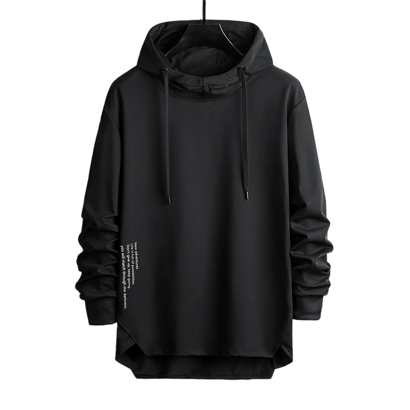 Men's Casual Loose Hooded Sweatshirt