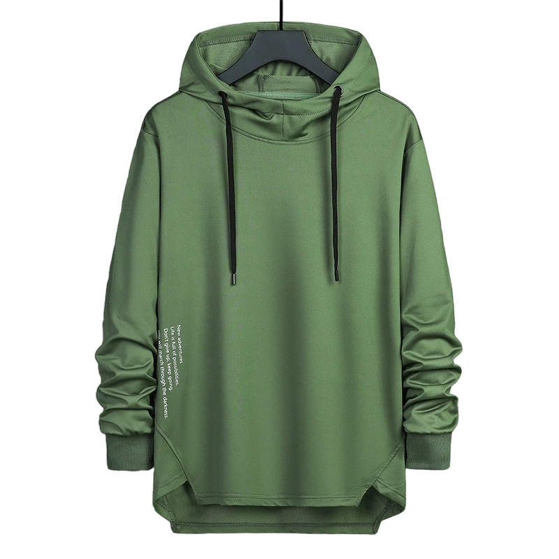 Men's Casual Loose Hooded Sweatshirt