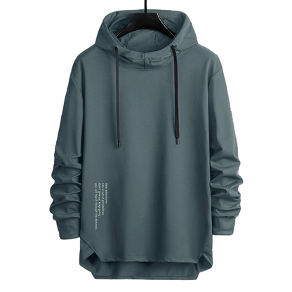 Men's Casual Loose Hooded Sweatshirt