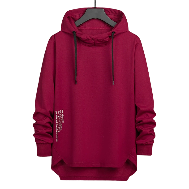 Men's Casual Loose Hooded Sweatshirt