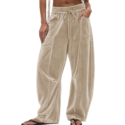 Women’s Casual Relaxed-Fit Drawstring Pants