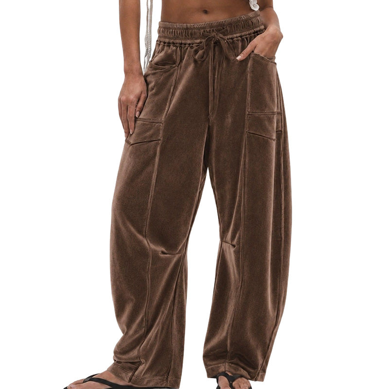 Women’s Casual Relaxed-Fit Drawstring Pants