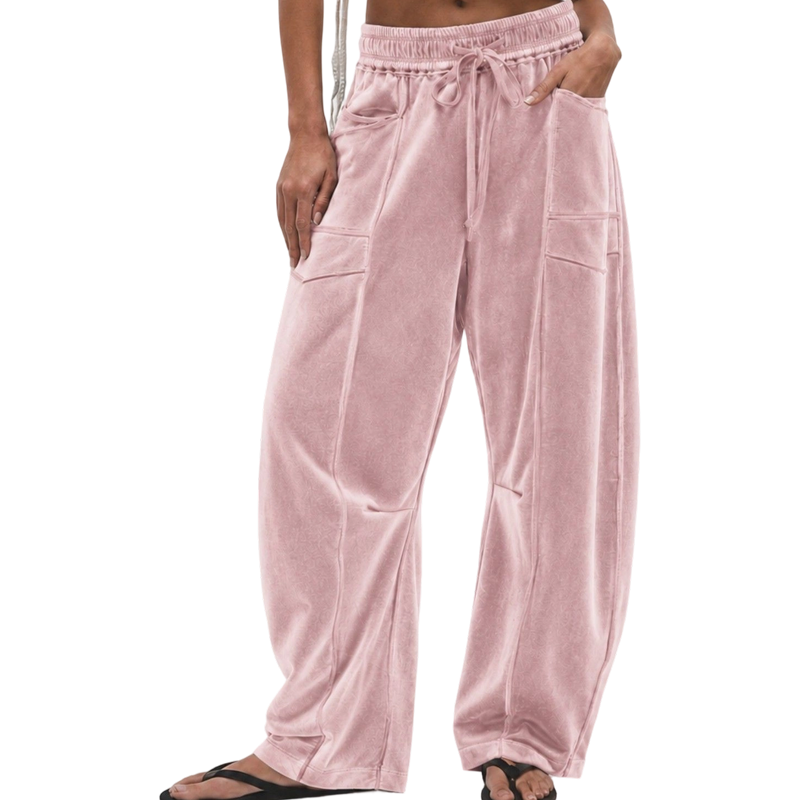 Women’s Casual Relaxed-Fit Drawstring Pants