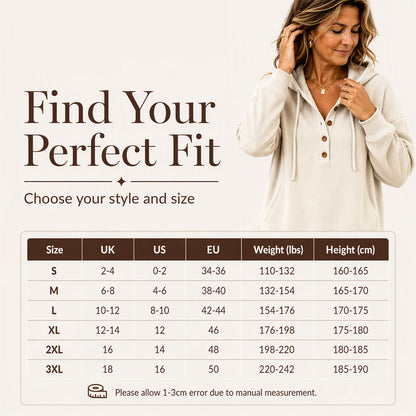 Women's Hoodie Button Down Sweatshirt