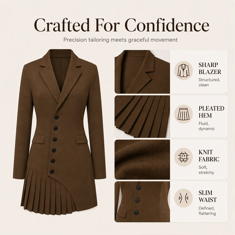 Women's Elegant Blazer Dress