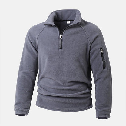 Men's Half Zip Polar Fleece Pullover