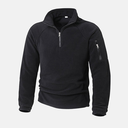 Men's Half Zip Polar Fleece Pullover