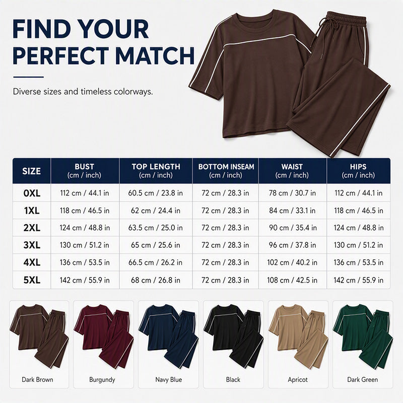 Women's Casual Short Sleeve Top & Pants Set